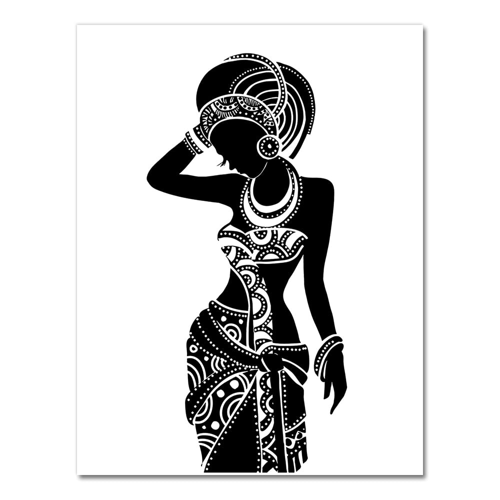 Poster »Beautiful Black Woman «